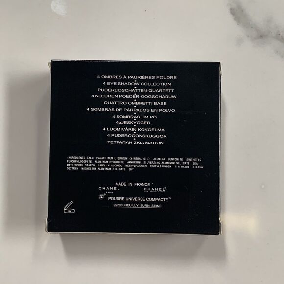 #304 CHANEL LES 4 OMBRES OMBRÉ PAULIÈRES EFFETS MULTIPLES EYESHADOW QUAD New - Picture 3 of 6